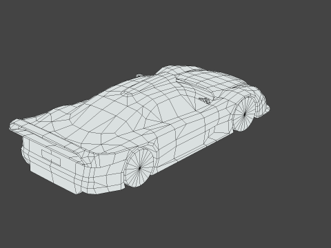 Mercedes-Benz CLK-class GTR AMG 1999 3D Model