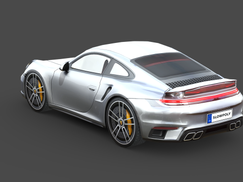Porsche 911 Carrera Turbo S 3D Modell