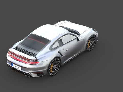 Porsche 911 Carrera Turbo S 3D Modell