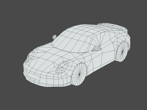 Porsche 911 Carrera Turbo S 3D Modell