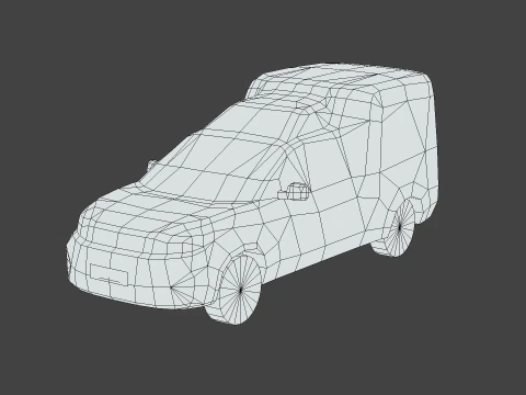 RAM Promaster Rapid 2024 3D Model