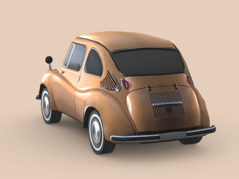 Subaru 360 1958 Modello 3D