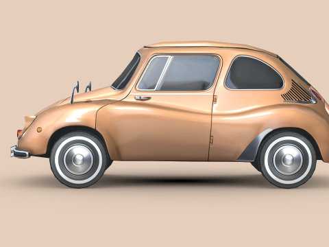 Subaru 360 1958 Modello 3D