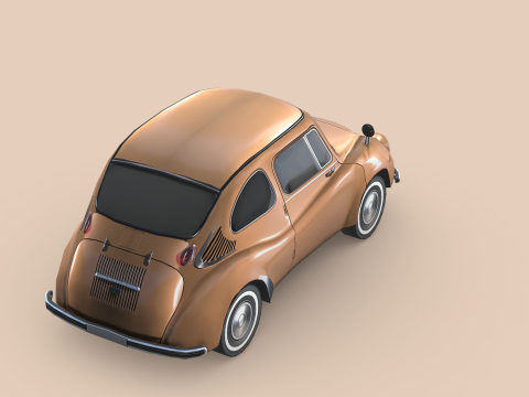Subaru 360 1958 Modello 3D