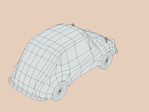 Subaru 360 1958 Modello 3D