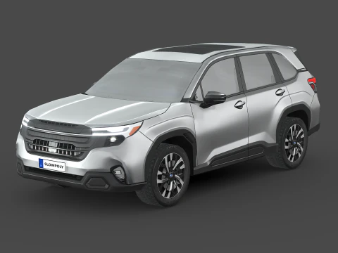 Субару Форестер 2025 3D Модель
