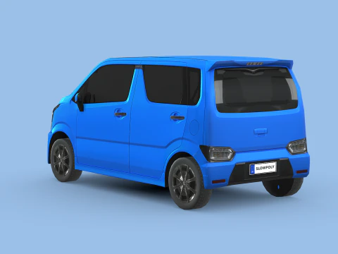 Suzuki Wagon R Stingray Hybrid 2021 3D Model