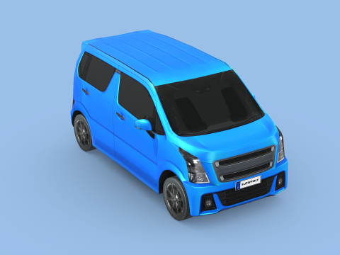 Suzuki Wagon R Stingray Hybrid 2021 Model 3D