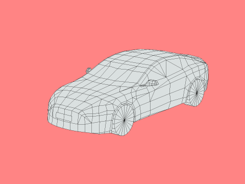 Tesla model S Plaid 2023 Modèle 3D