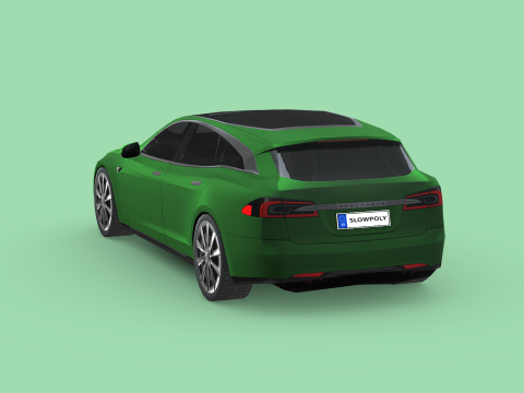 Tesla Model S Shooting Brake 2019 3D मॉडल
