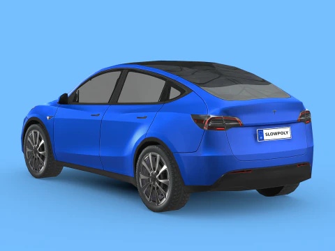 Tesla Model Y 2021 3D Model
