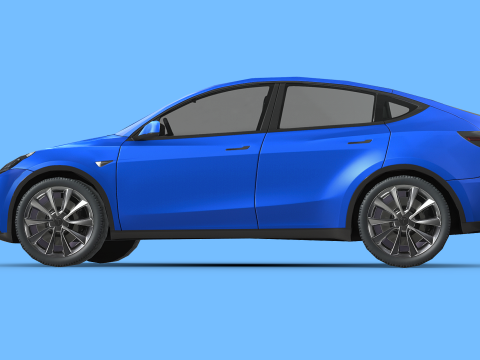 Tesla Model Y 2021 Modelo 3D
