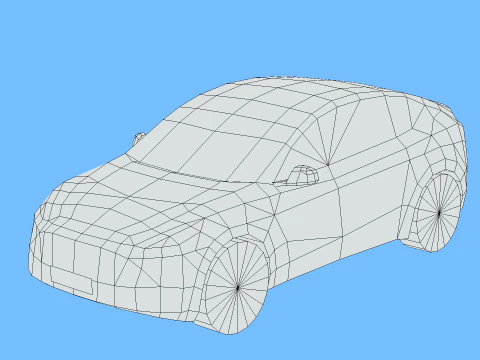 Tesla Model Y 2021 3D Model