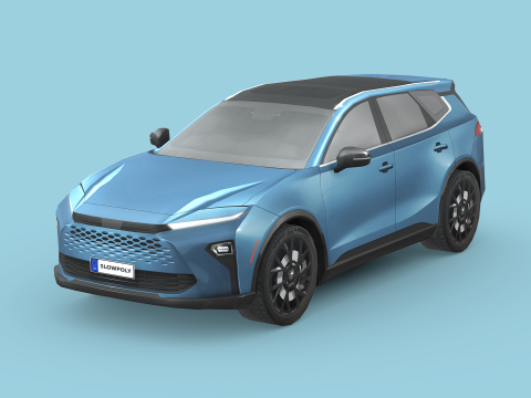 Toyota Crown Signia 2025 Modelo 3D
