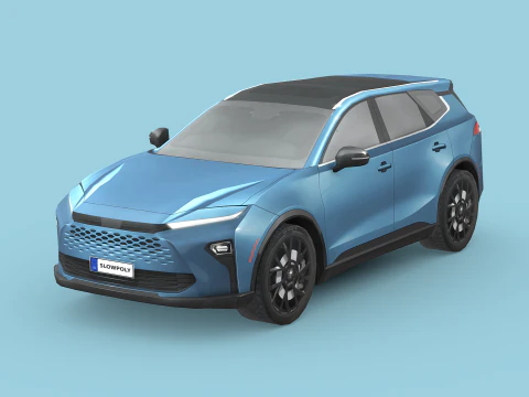 Тойота Краун Сигниа 2025 3D Модель