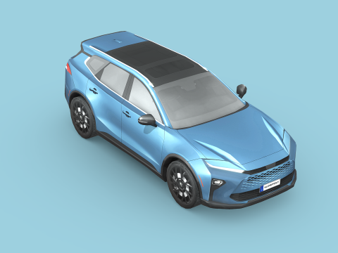 Toyota Crown Signia 2025 Modello 3D