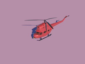 簡易ヘリコプター 3Dモデル