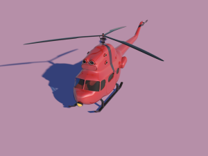 Simple helicopter 3D मॉडल