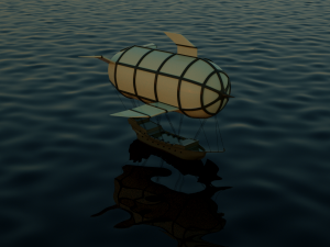 Flying ship 3D Модель