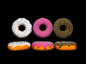Donuts 3D Model
