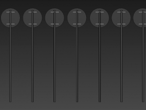 Road signs 3D-Modell