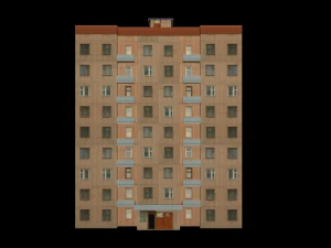 Mehrfamilienhaus 3D Modell