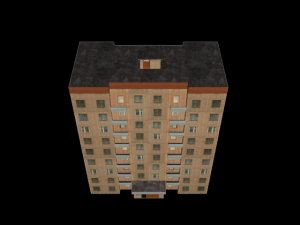 Apartment building 3D Модель