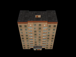 Apartment building 3D Model