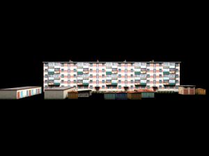 Brick Khrushchev 3D Model