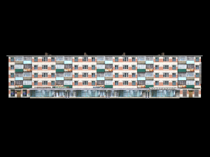 Brick Khrushchev 3D Модель