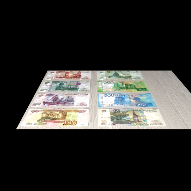 Money 3D Model .c4d .max .obj .3ds .fbx .stl .blend 