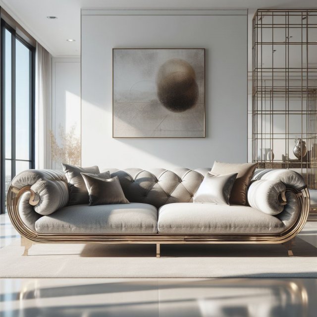 Sofa 3D Модель .c4d .max .obj .3ds .fbx .stl .blend