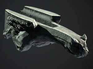 Tromba marina Gárgola Dragón de piedra Modelo 3D