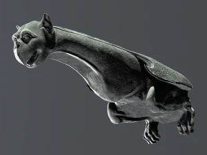 Waterspout Gargoyle Toon Bat 3D Model