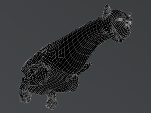 Waterspout Gargoyle Toon Bat Model 3D