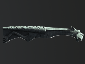 Waterspout Gargoyle Spriggan 3D Модель