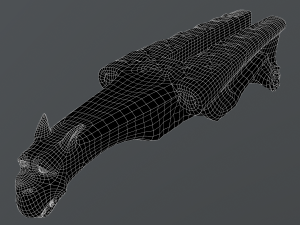 Waterspout Gargoyle Spriggan 3D Модель