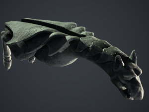 Waterspout Gargoyle Fell Mount 3D मॉडल