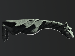 Waterspout Gargoyle Fell Mount 3D Model