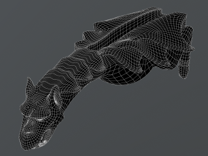 Waterspout Gargoyle Fell Mount 3D Model