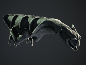 Waterspout Gargoyle Vrykolakas Model 3D