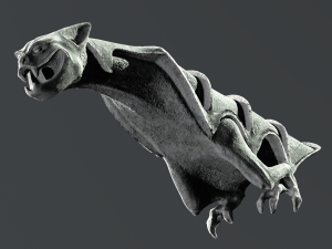 Waterspout Gargoyle Vrykolakas 3D Модель