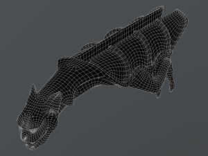Waterspout Gargoyle Vrykolakas 3D Модель