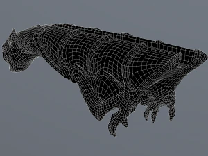 Waterspout Gargoyle Vrykolakas 3D Model