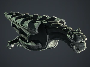 Tromba Marina Gárgola Pteropantera Modelo 3D