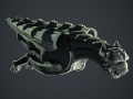 Waterspout Gargoyle Pteropanther 3D Modell