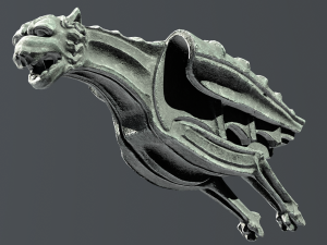Waterspout Gargoyle Pteropanther 3D Модель