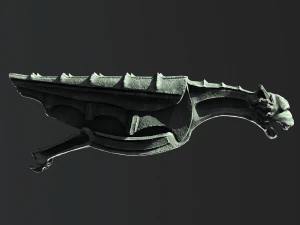 Waterspout Gargoyle Pteropanther 3D Model
