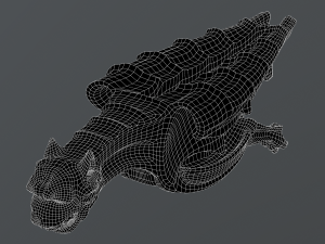 Waterspout Gargoyle Pteropanther 3D Модель