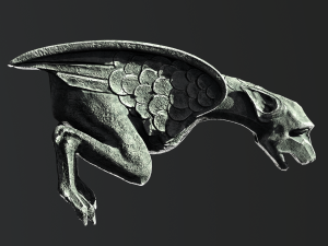 Waterspout Gargoyle Simargl 3D Model